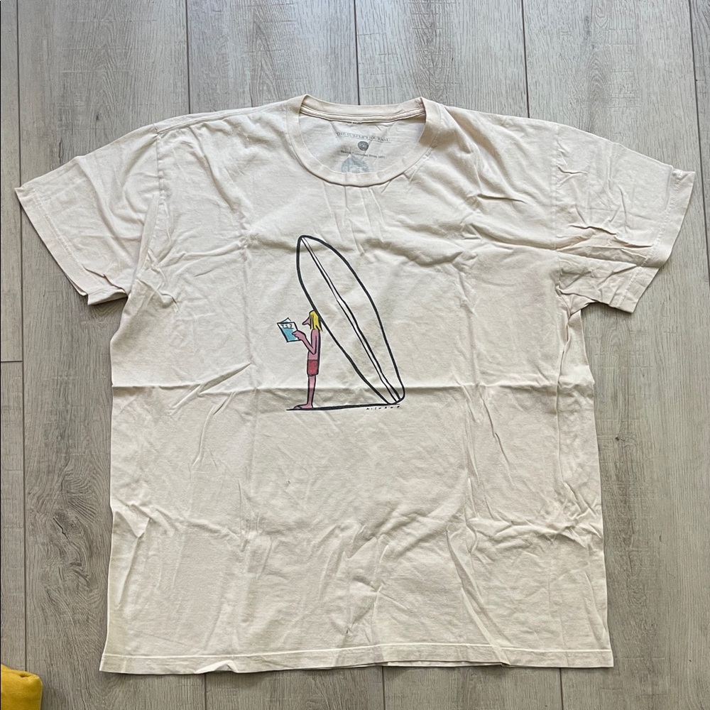 Cream Graphic T-Shirt